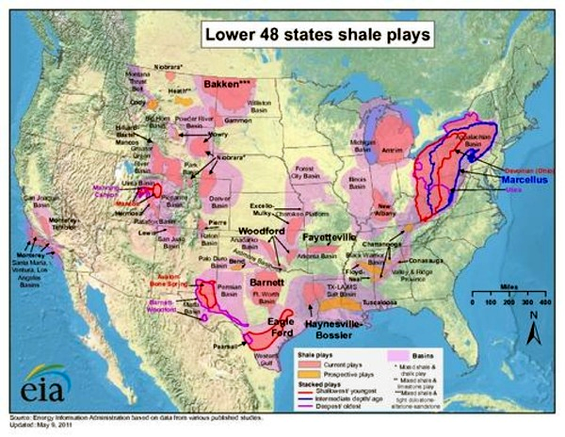 shale map