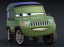 'Cars 2' green theme